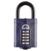 Squire Combination All Weather Padlock - 60mm Body - 33 x 28mm Shackle - Blue