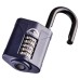 Squire Combination All Weather Padlock - 60mm Body - 33 x 28mm Shackle - Blue