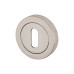 Jedo Escutcheon - 50mm Diameter - Keyhole - Polished Chrome