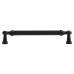 Exel Whitby Lines 10mm T-Bar Cabinet Pull Handle - 160mm Centres - Matt Black