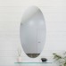 Croydex Flexi-Fix Belham Bathroom Mirror - Oval - 900 x 450 x 17mm