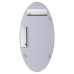Croydex Flexi-Fix Belham Bathroom Mirror - Oval - 900 x 450 x 17mm