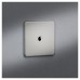 Knightsbridge 20A Screwless Flat Plate Flex Outlet Plate - Brushed Chrome