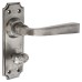 Olde Forge Polished Iron Bathroom Door Handle - York Range - 152 x 48mm
