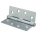 Plain Steel Grade 7 Butt Fire Door Hinge - 102 x 76 x 3mm - Satin Chrome - Pair