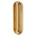Exel Eccles Oval Flush Cabinet Pull Handle - 150 x 47mm - Satin Brass