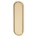 Exel Eccles Oval Flush Cabinet Pull Handle - 150 x 47mm - Satin Brass