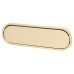 Exel Eccles Oval Flush Cabinet Pull Handle - 150 x 47mm - Satin Brass