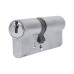 ERA 1 Star 6 Pin Kitemarked 85mm Euro Double Cylinder - 35 + 50mm - Satin Chrome - Keyed to Differ