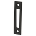 Hampstead Willow Knurled Locking Mortice & Hook Plate Window Fastener - Reversible - Matt Black  