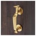 Exel Doctor Door Knocker - 197 x 30mm - Polished Brass