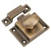 Hampstead Box Style Cupboard Catch - 55 x 40 x 35mm - Antique Brass