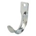 Rothley Metal Garage and Shed Storage Hook - 55mm Depth - Zinc Plated - Pack of 2