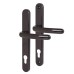 Fab & Fix Balmoral uPVC Multipoint Door Handle - 92mm c/c - Black