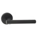 Serozzetta by Carlisle Brass Matt Black Door Handles on Round Rose - Philadelphia Range 