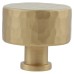 Alexander & Wilks Leila Hammered Round Cabinet Knob - 35mm Diameter - Satin Brass
