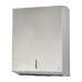 Dolphin Centre Fold Paper Towel Dispenser - 370 x 280 x 12mm - Satin Stainless Steel