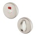 Exel Puma Bathroom Turn & Release with Indicator - 53mm Diameter - Satin Aluminium