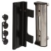 Locinox SAKL Quick Fix Adjustable Keep for Gate Locks - Black