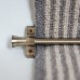 Exel Stair Rod with Fluted Finials - 900mm Length - Antique Brass