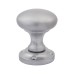 Exel Round Rim Door Knob - 57mm Rose Diameter - Satin Chrome 