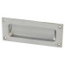Exel Rectangular Flush Cabinet Pull Handle - 102 x 45mm - Satin Chrome