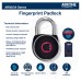 Arrone AR90/54 Fingerprint Biometric All Weather Padlock - 55mm Body - 33 x 30mm Shackle - Black
