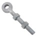 Adjustable Gate Eye - 115mm for 12mm Pin - Galvanised - Pair