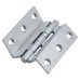 Cranked Ball Bearing Storm Proof Casement Window/Door Hinge - 64 x 2.5mm - Satin Chrome - Pair