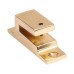 Hampstead Replacement Casement Window Fastener Hook Plate - Polished Brass