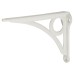 Olde Forge Circle Shelf Bracket - 145 x 105mm - White
