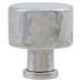 Alexander & Wilks Leila Hammered Round Cabinet Knob - 30mm Diameter - Polished Nickel