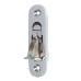 Exel Weekes Sash Window Stop - 70 x 19mm - Radius End - Polished Chrome
