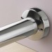 Rothley 40mm Concealed Fixing Flange - 23mm Length - Brushed Nickel