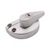 Exel uPVC/Timber 10mm Narrow Back Keep Locking Fitch Sash Window Fastener - 65 x 10mm - Sat Chrome