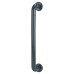 Hoppe AR602/600 Nylon D-Bar Door Pull Handle on Rose - Screw Fix - 600mm c/c - Anthracite Grey