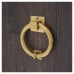 Hampstead Ring Door Knocker - 140 x 120mm - Satin Brass