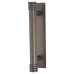  Frelan Hoxton Sturt Cabinet Handle on Rushton Backplate - 96mm Centres - Dark Bronze
