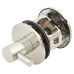 Jigtech Schema Orka Bathroom Turn & Release - 53mm Diameter - Polished Stainless Steel