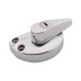 Exel uPVC/Timber 10mm Narrow Back Keep Locking Fitch Sash Window Fastener - 65 x 10mm - Chrome