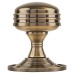 Exel Ringed Mortice Door Knob - 63mm Rose Diameter - Antique Brass