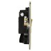 Knightsbridge 13A 1 Gang Flat Plate Switched Fused Spur - Brushed Brass