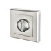Exel Square Bathroom Turn & Release - 52mm Diameter - Satin Chrome