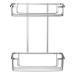 Croydex Wirework Shower Cosmetic Basket - Two Tier - 315 x 250 x 125mm - Mild Steel