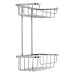 Croydex Wirework Shower Cosmetic Basket - Two Tier - 315 x 250 x 125mm - Mild Steel