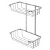 Croydex Wirework Shower Cosmetic Basket - Two Tier - 315 x 250 x 125mm - Mild Steel