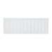 Hit & Miss Vent - 271 x 95mm - 4400mmÂ² Free Air Flow - White Plastic