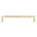Exel Whitby Lines 10mm T-Bar Cabinet Pull Handle - 160mm Centres - Satin Brass