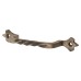 Olde Forge 7mm Twisted D-Bar Cabinet Pull Handle - 120mm Centres - Pewter Effect