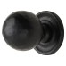 Olde Forge Ball Cabinet Knob - 32mm Diameter - Antique Black Iron